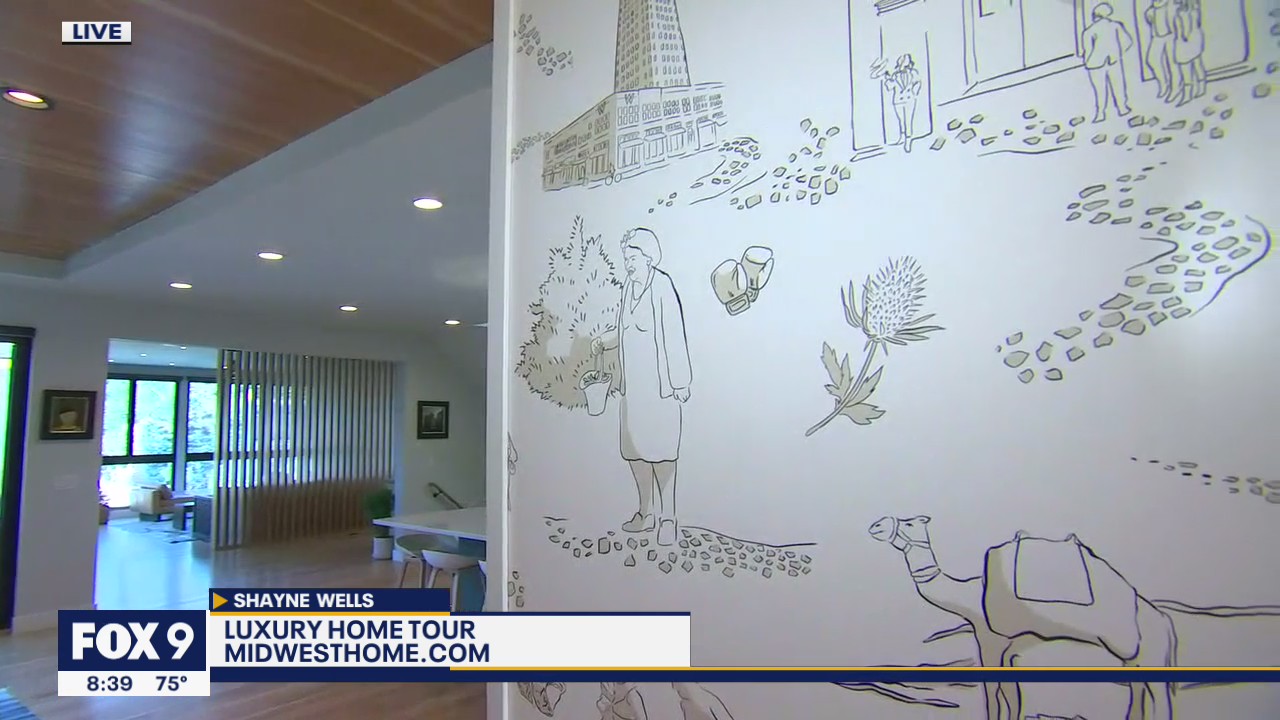 One family's story in wallpaper - see it for yourself on The Luxury Home Tour