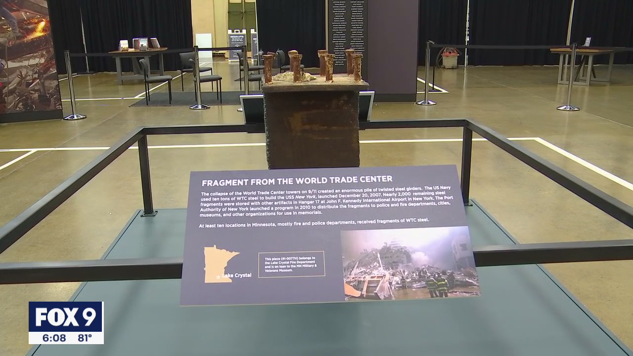 Exhibit at Minnesota Military and Veterans Museum remembers 9/11 attacks