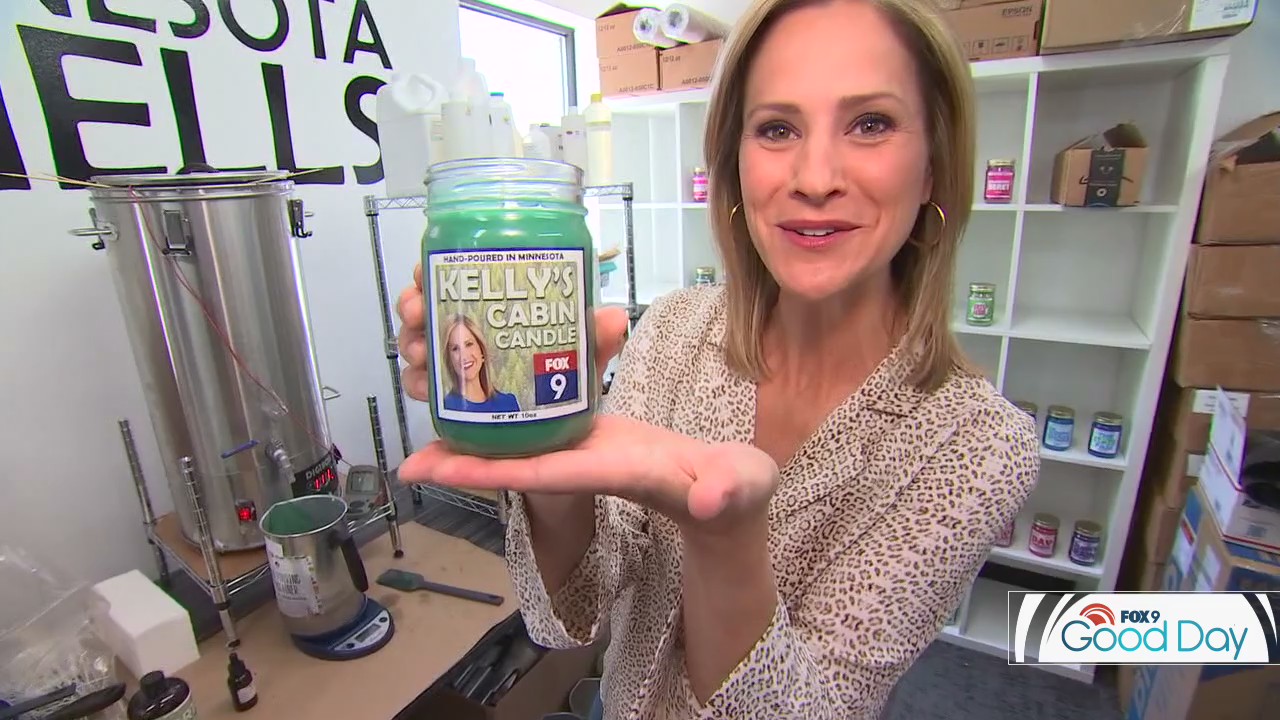 Kelly learns the art of candle making from the pros at Minnesota Smells