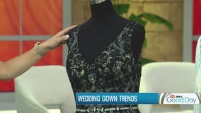 From black gowns to sparkly white -- What's trending for brides