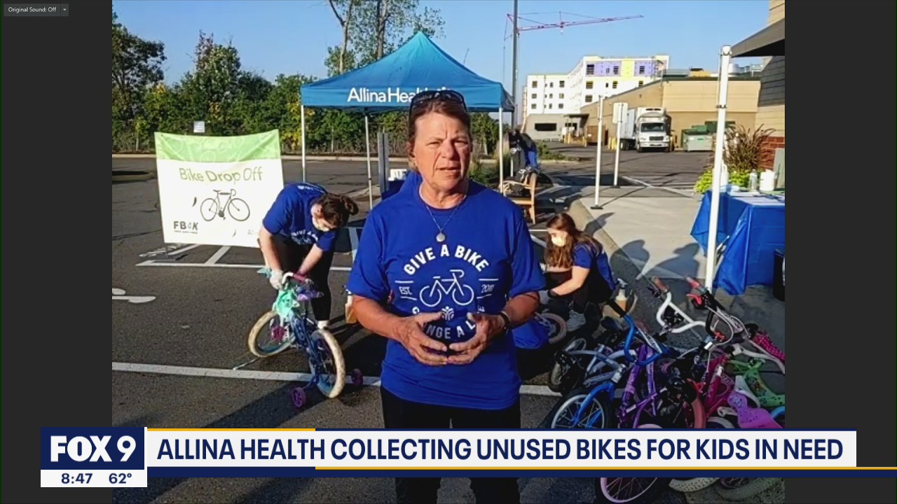 Allina Health, Free Bikes 4 Kidz MN team up for annual collection event