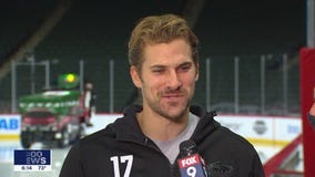 Wild's Marcus Foligno excited for fans back at the X