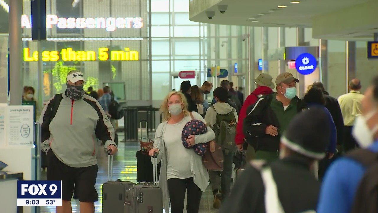 Thursday expected to be busiest travel day at MSP since before pandemic