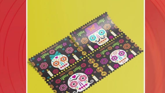 Minneapolis artist designs first U.S. stamp honoring Day of the Dead