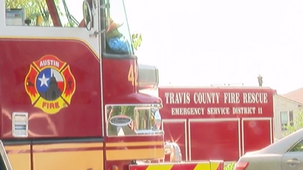 Del Valle neighborhood and fire station