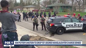 Kim Potter's motion to drop first-degree manslaughter charge denied