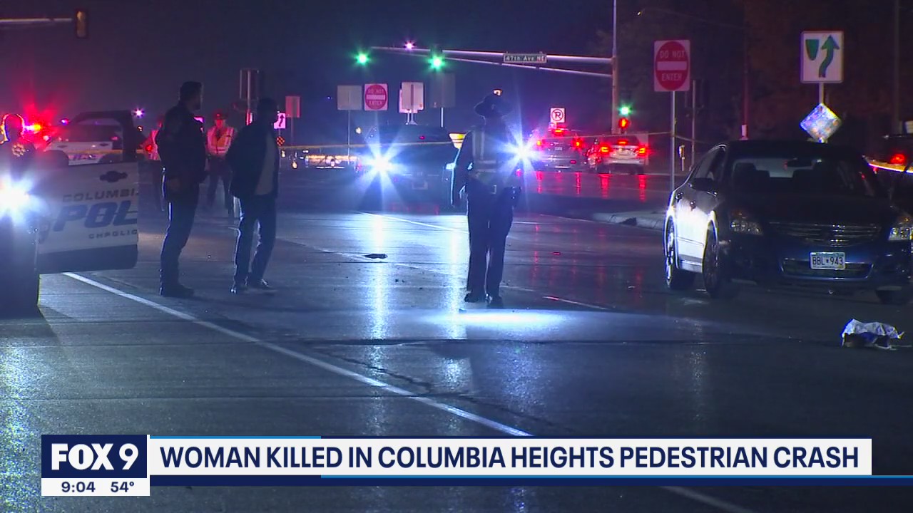 Woman killed in Columbia Heights pedestrian crash