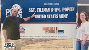 Veteran couple honored with new home on Veterans Day