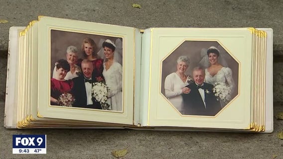 Family works to return wedding album found in Bloomington, Minn. garage