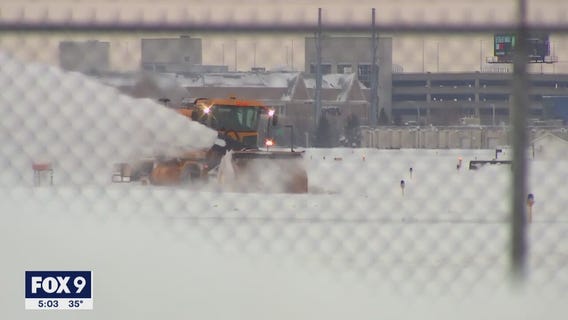 Workers responsible for clearing snow off MSP runways vote to authorize strike