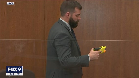 Kim Potter trial: BCA agent demonstrates how to use Potter's Taser gun