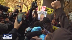 Supporters of Daunte Wright's family react to Kim Potter's conviction