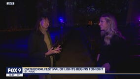 Light show celebrates the story of Christmas on a massive scale