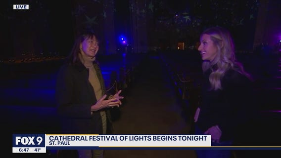 Light show celebrates the story of Christmas on a massive scale