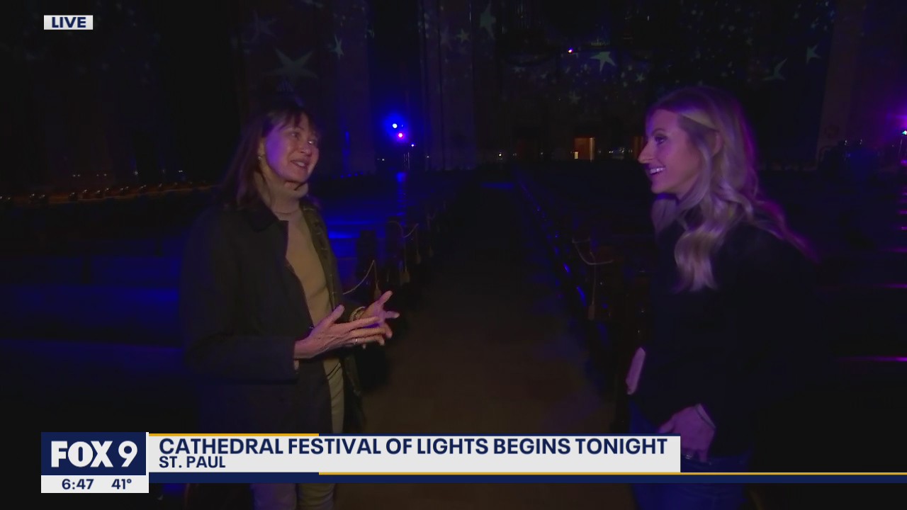 Light show celebrates the story of Christmas on a massive scale