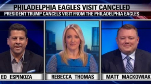 FOX 7 Discussion: Philadelphia Eagles Visit Canceled