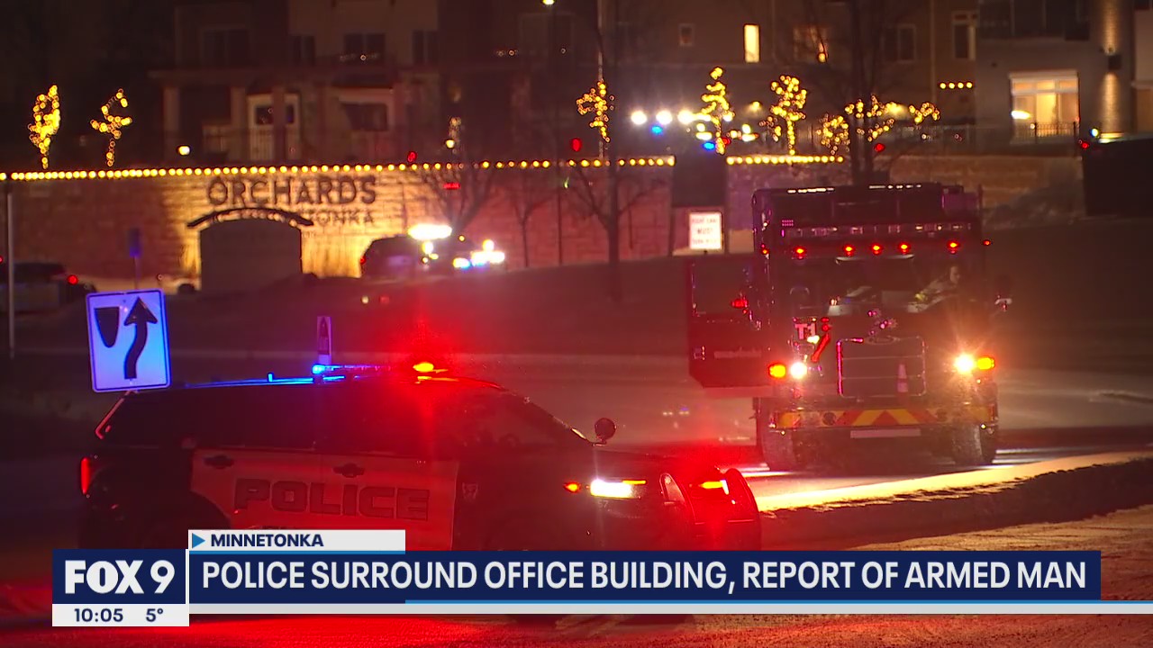 Police surround office building in Minnetonka for report of armed man