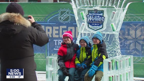 Minnesota Wild, St. Louis Blues fans brave the cold for Winter Classic