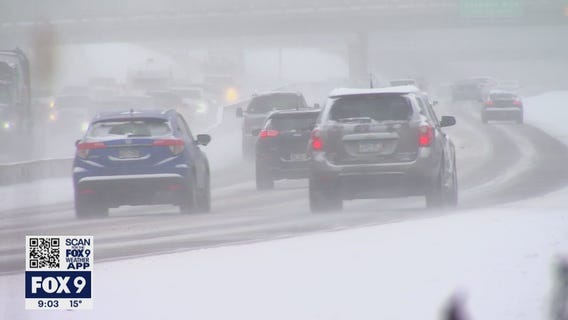 Friday winter storm causes messy commute in the metro
