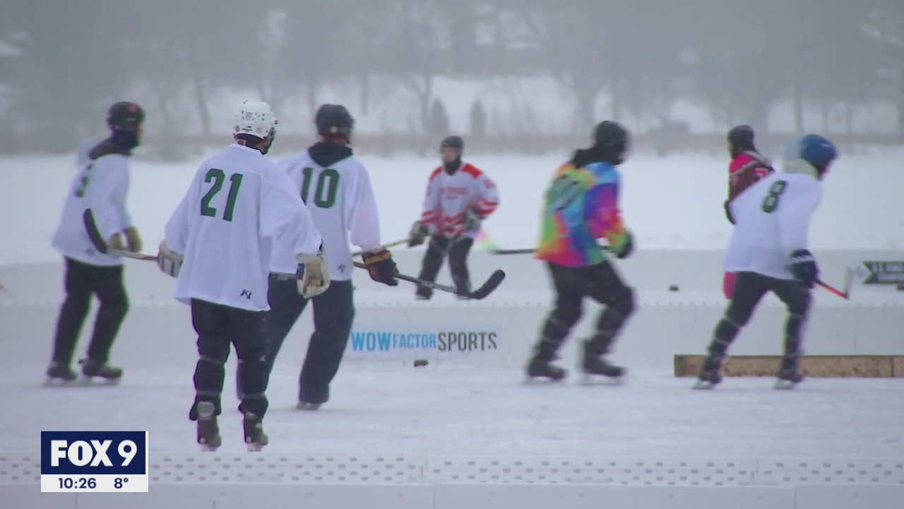 Enjoying winter in Minnesota: Pond hockey, kite flying and skiing