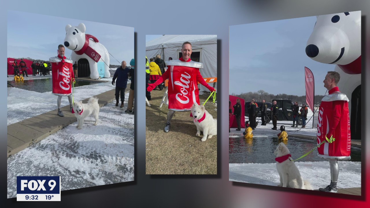 Ian Leonard takes the Polar Plunge with Special Olympics Minnesota
