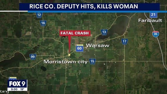 Woman dies after struck by squad driven by Rice County Sheriff's deputy