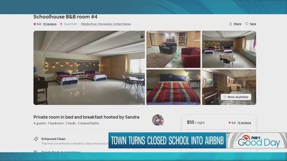 Minnesota town turns former school into Airbnb listing