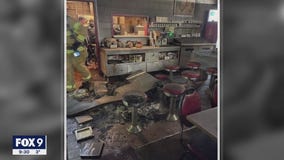 Spontaneous combustion sparks fire at Windmill Cafe in Savage