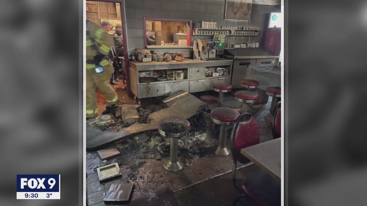 Spontaneous combustion sparks fire at Windmill Cafe in Savage