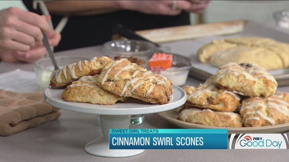 Cinnamon Swirl Scones from Sweet Girl Treats