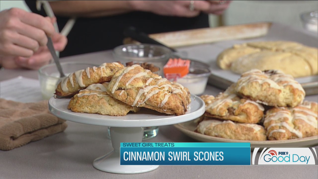 Cinnamon Swirl Scones from Sweet Girl Treats