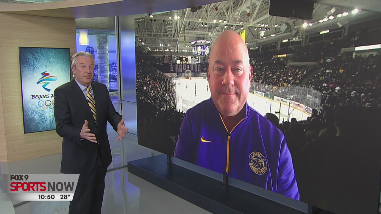 Fox 9 Sports Now: Jim Rich talks hockey with Team USA, MSU-Mankato coach Mike Hastings