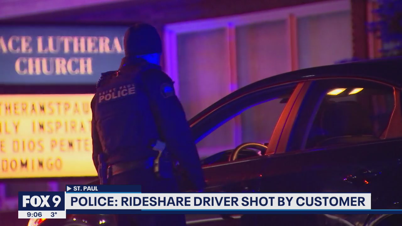 Rideshare driver in critical condition after being shot, carjacked in St. Paul
