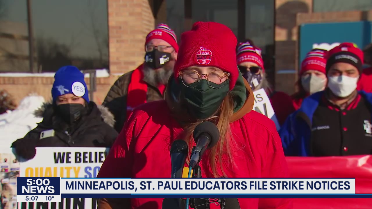 Minneapolis, St. Paul teachers file intent to strike | FOX 9 ...