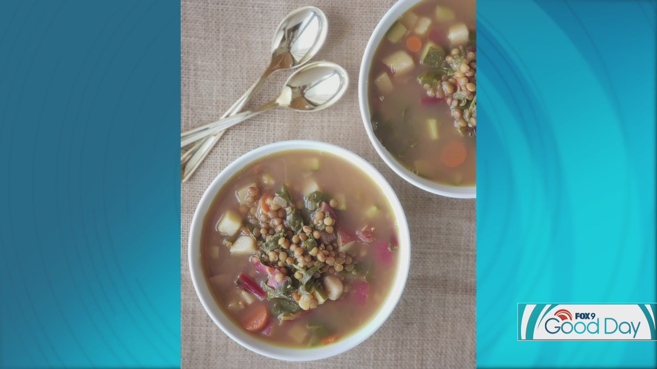 Finish soup season strong with this lentil veggie soup recipe