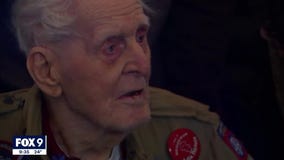 WWII veteran celebrates 100th birthday in St. Paul