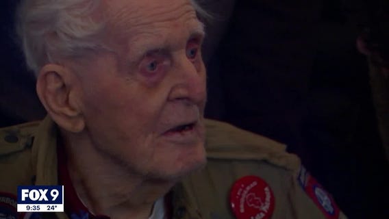 WWII veteran celebrates 100th birthday in St. Paul