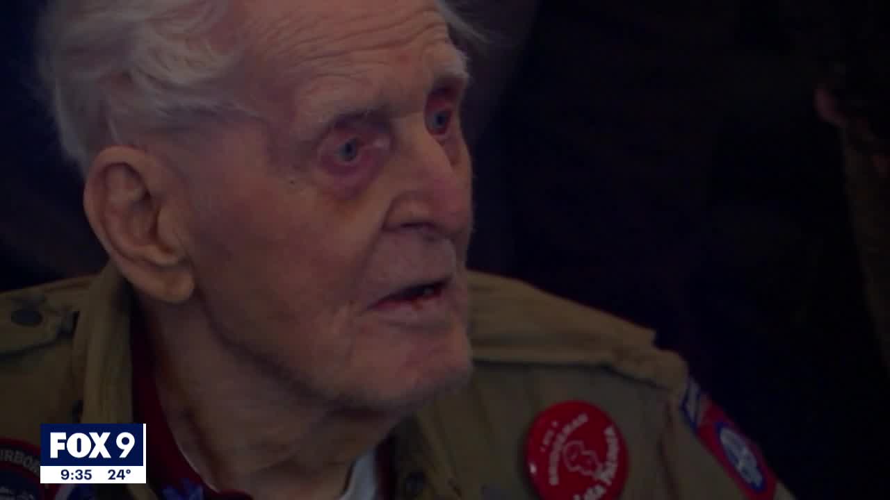 WWII veteran celebrates 100th birthday in St. Paul