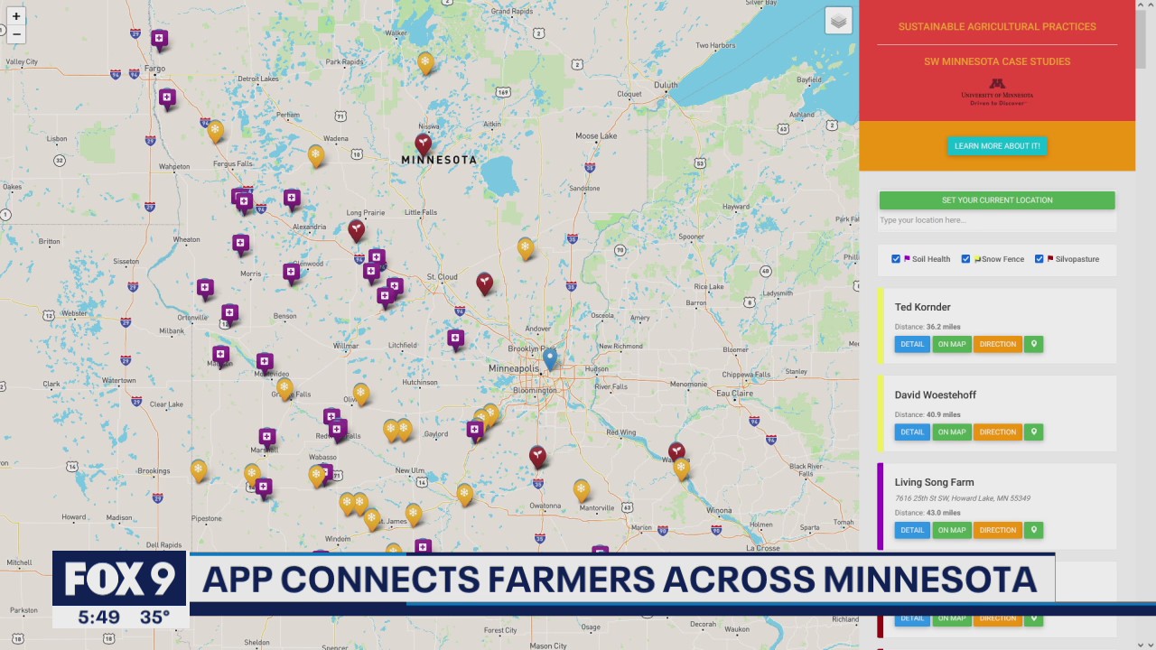 University of Minnesota launches new app to connect farmers
