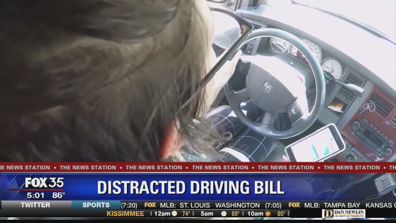 Distracted driving bill closer to becoming law