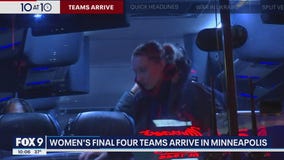 Paige Bueckers, UConn arrive in Minneapolis for Women's Final Four