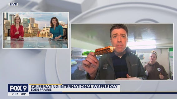 Eating our way through International Waffle Day with the help of Now That's Waffles