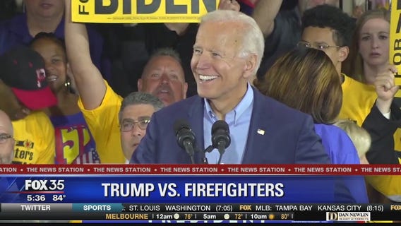 Biden receives endorsement from firefighter union