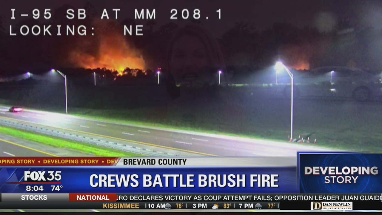 Brevard brush fire 95 percent contained | FOX 51 Gainesville