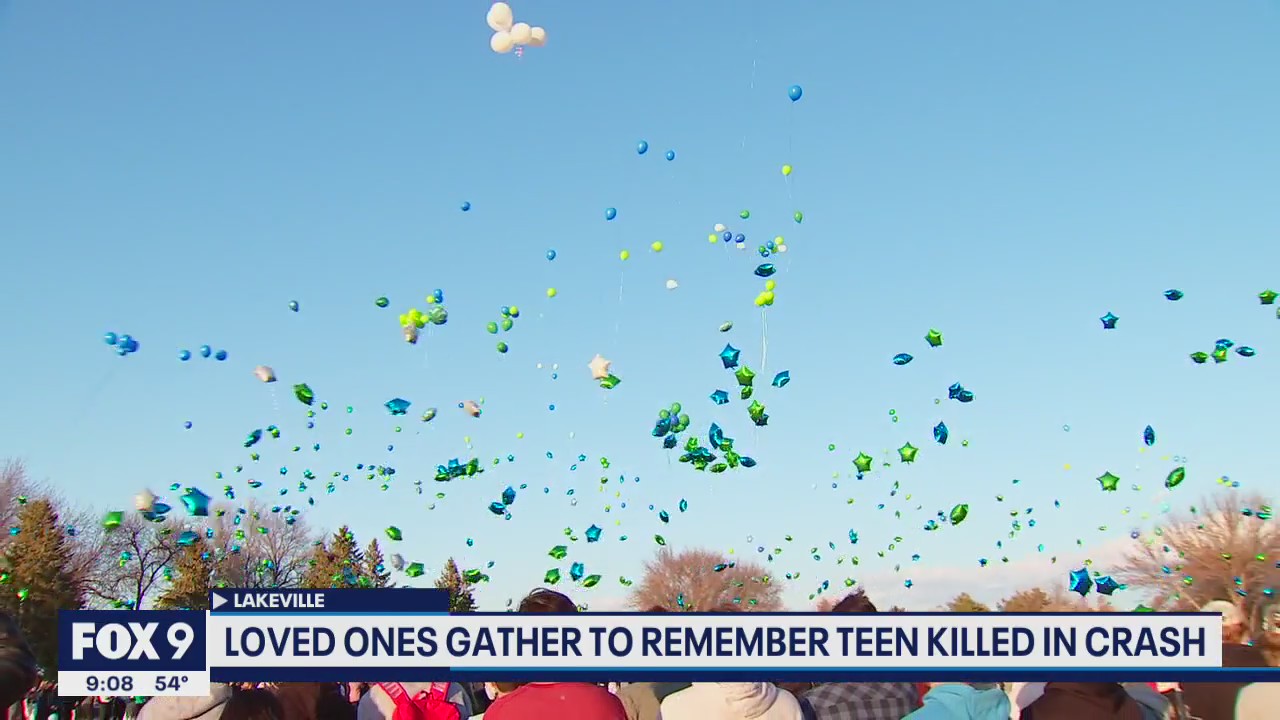 Loved ones gather to remember teen killed in crash | FOX 9 Minneapolis ...