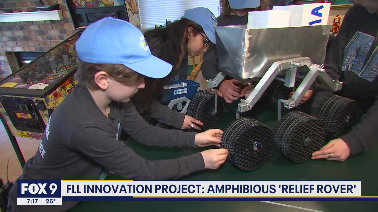 Minnesotan 7th graders set to compete in LEGO robot tournament
