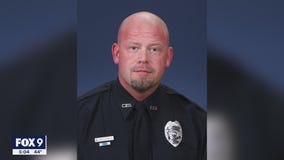 Procession held for fallen Lakeville police officer