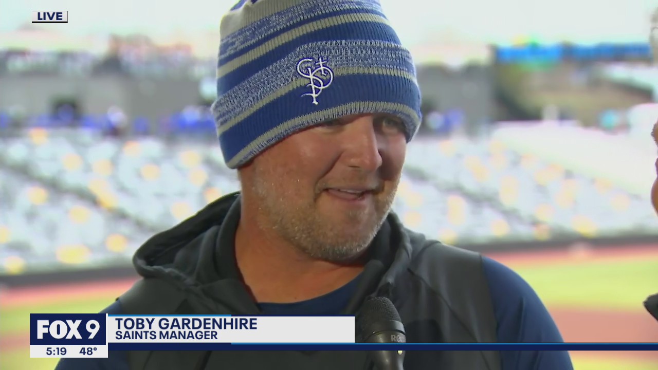 FOX 9 live at St. Paul Saints home opener