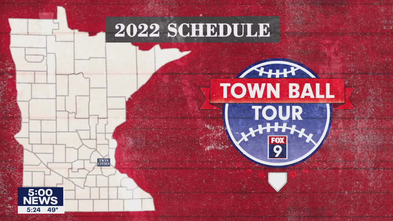FOX 9's 2022 Town Ball tour schedule announced