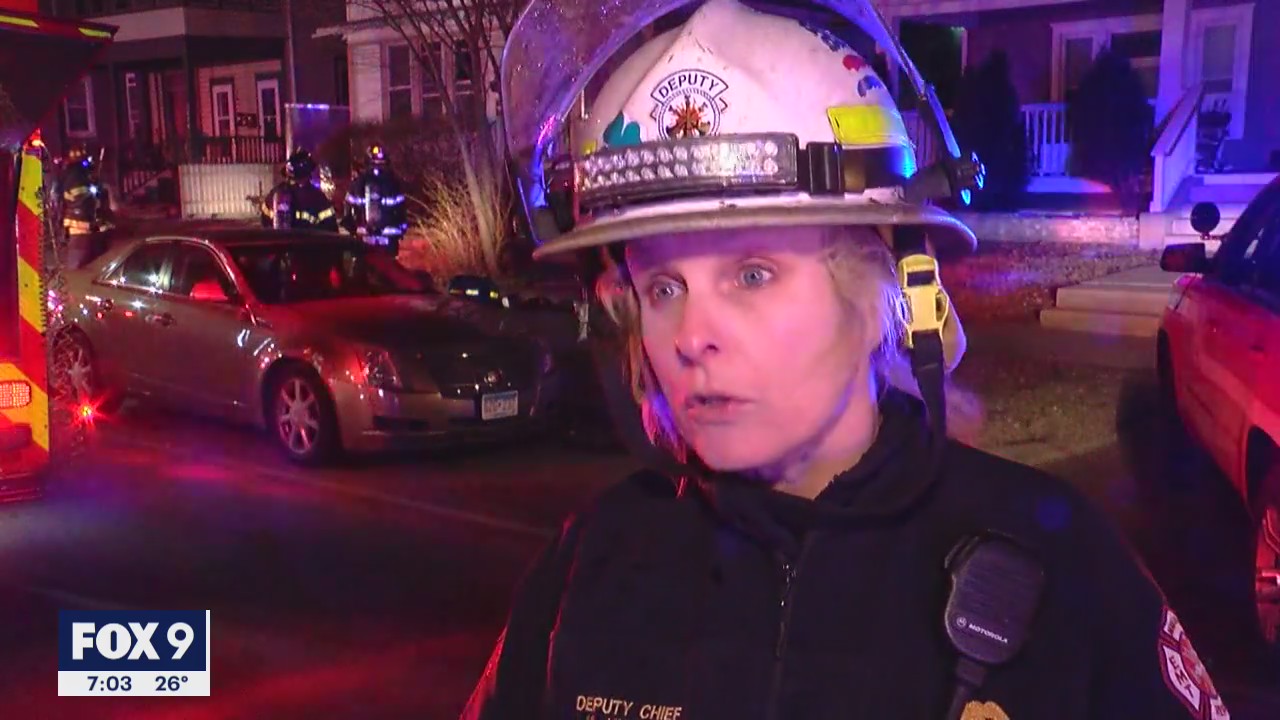 Fire destroys unit of Minneapolis fourplex overnight, no injuries